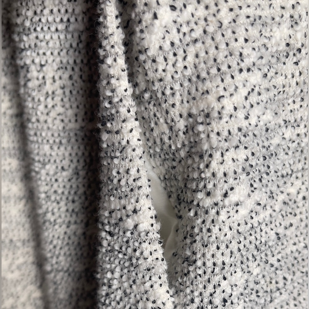 Eileen Fisher Speckled Grey Organic Cotton Blend Cardigan Blazer – Size PS - Picture 8 of 10